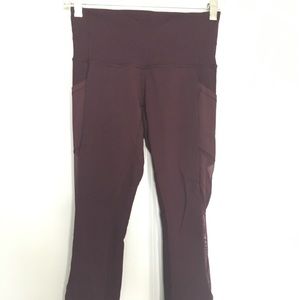 Size 4 HR ruched/mesh Lululemon tights.